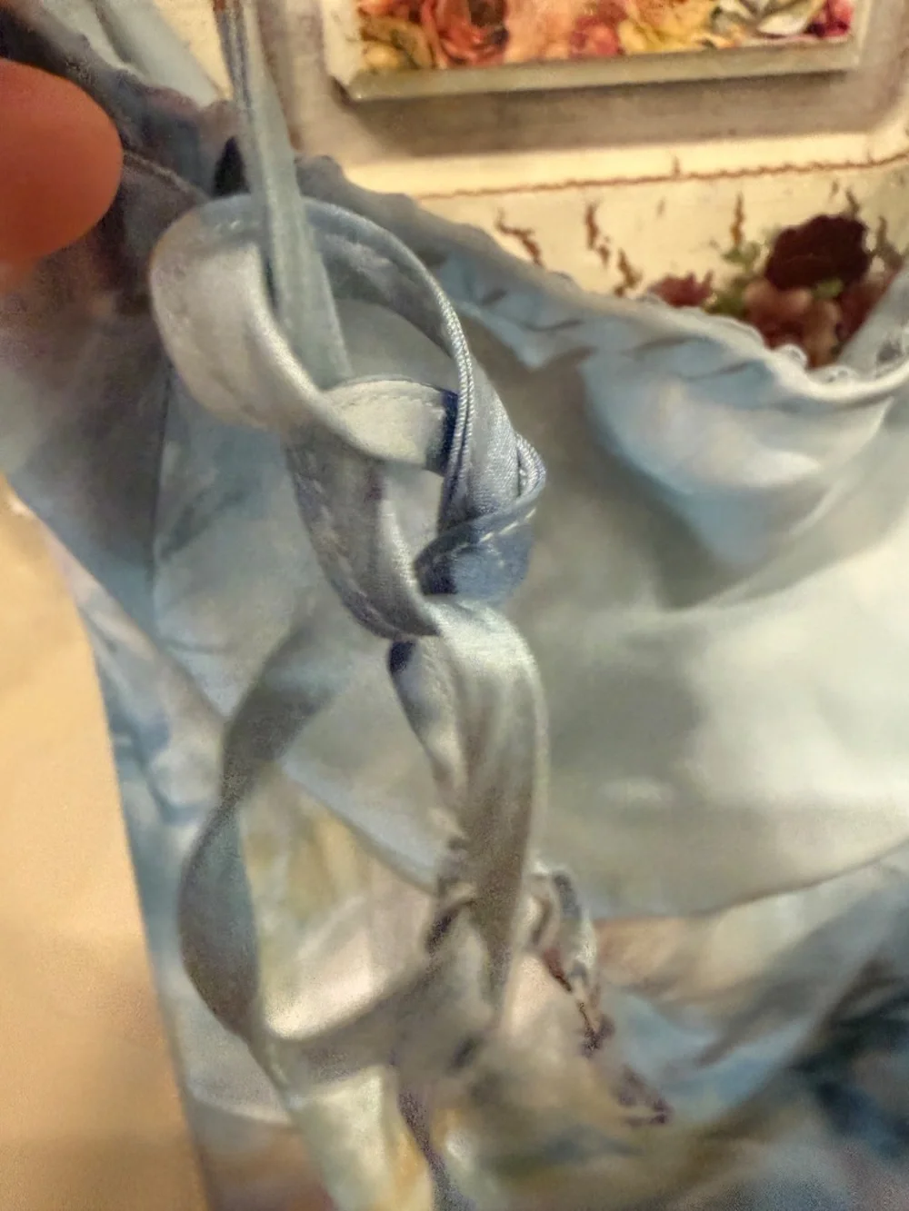 Anthropologie Tilda Dress In Blue Sz  S - Picture 8 of 8